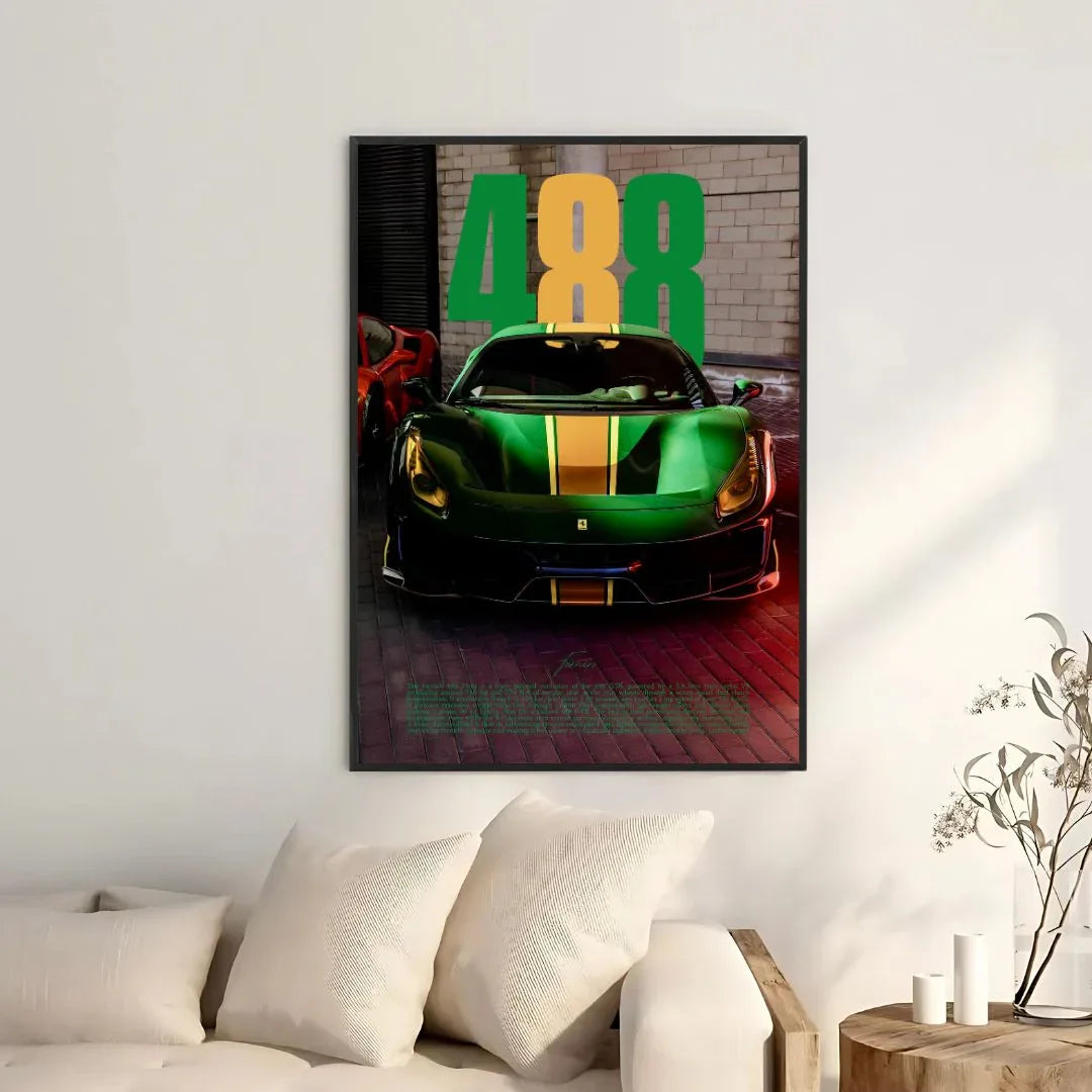 Ferrari 488 Pista Grün - Galerie