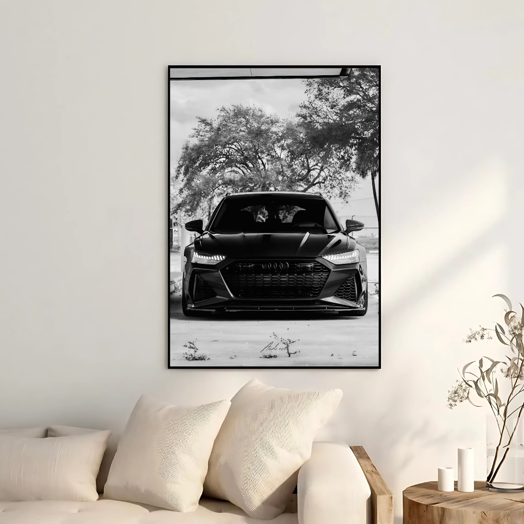 Audi RS6 C8 Black & White - Old money