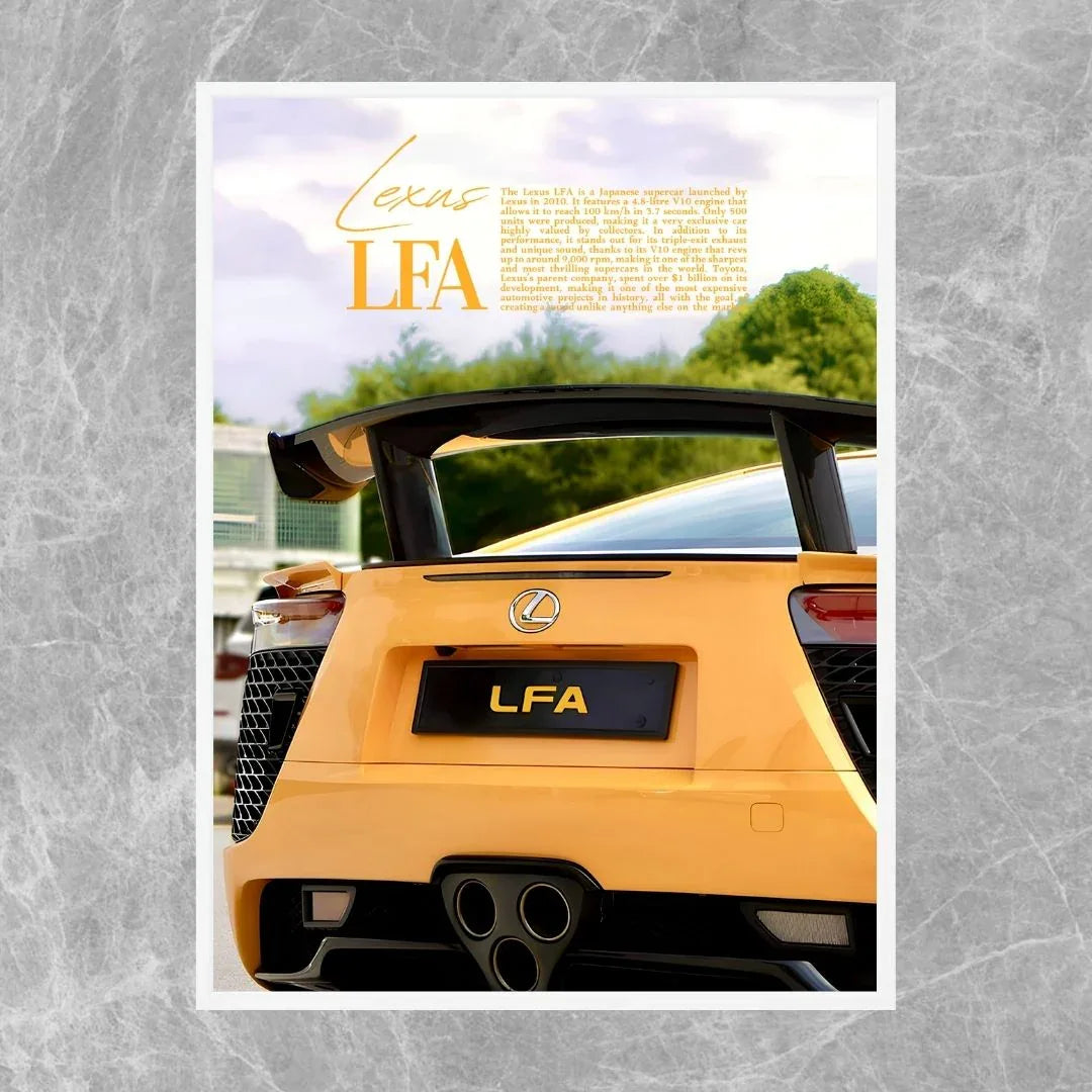 Lexus LFA Jaune - Galerie