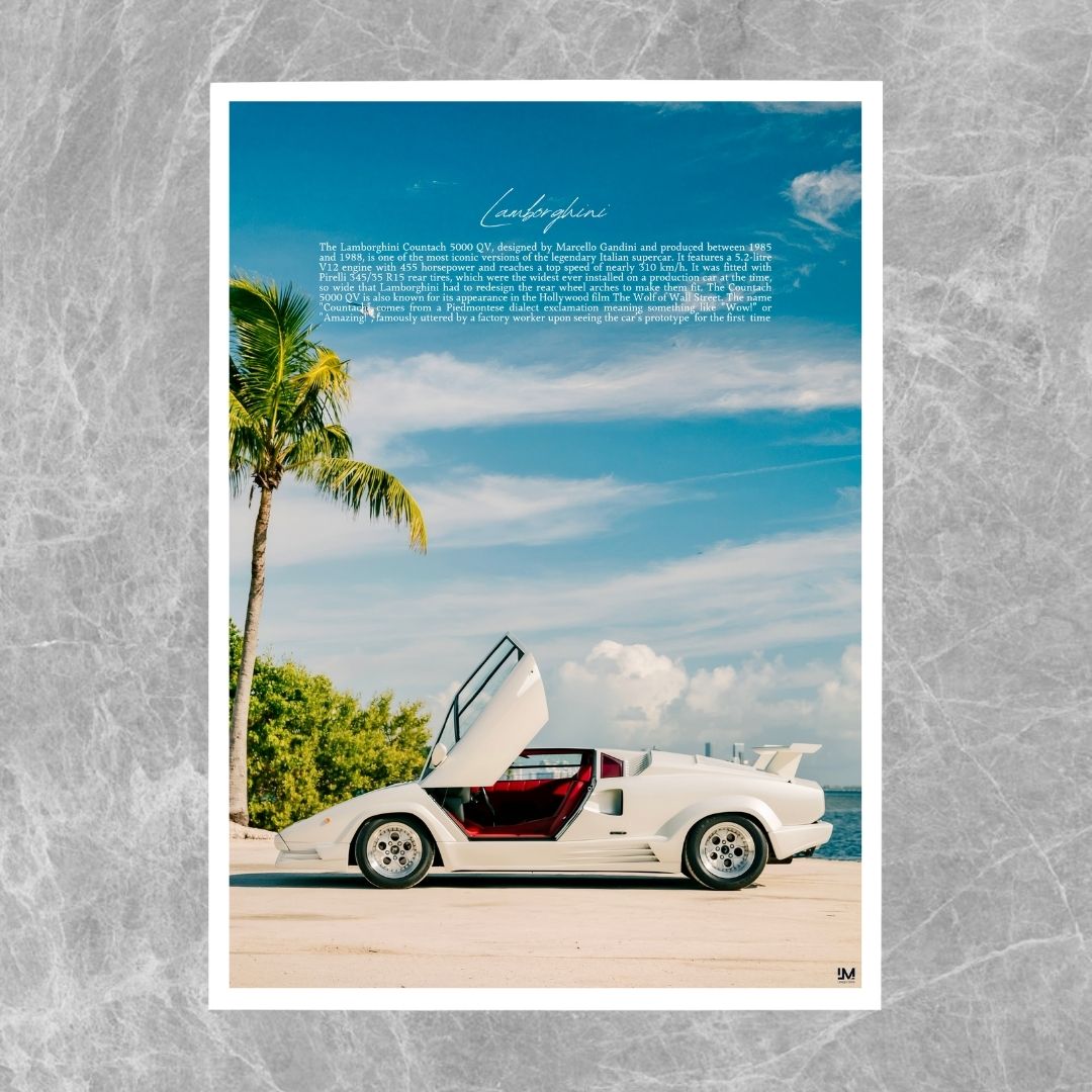 Lamborghini Countach Strand – Galerie