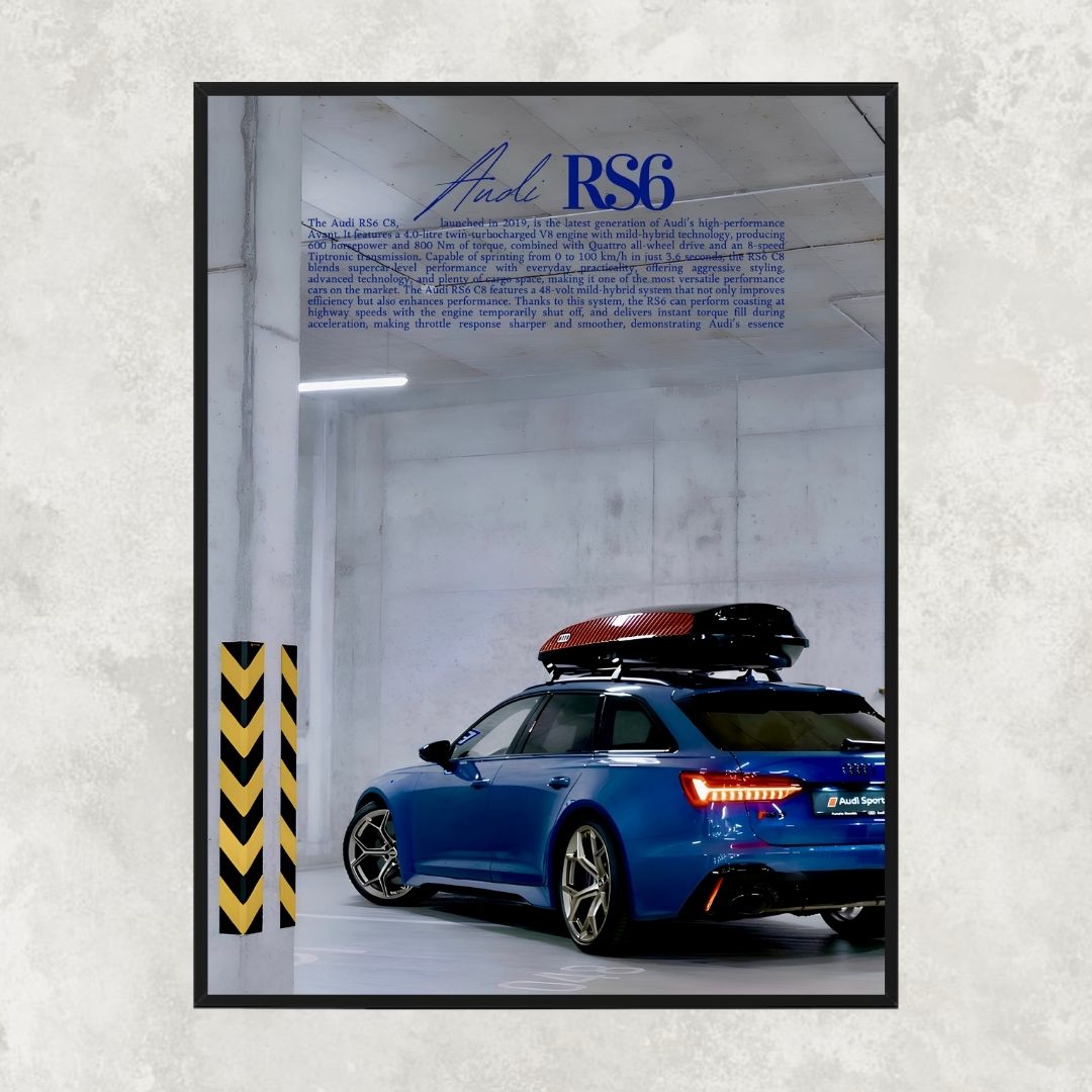 Audi RS6 C8 Blue - Old money
