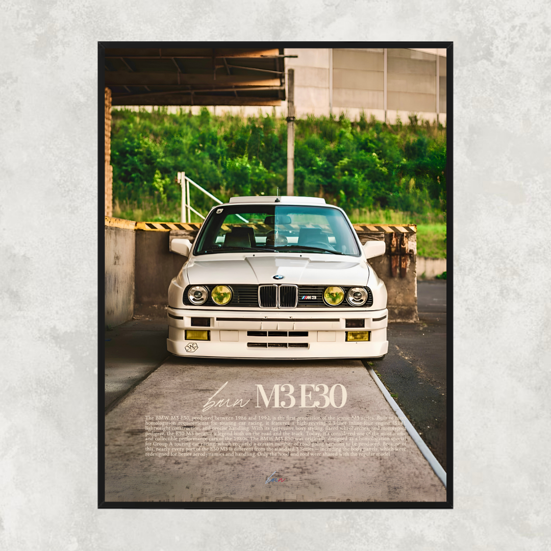 BMW M3 E30 White - Old Money