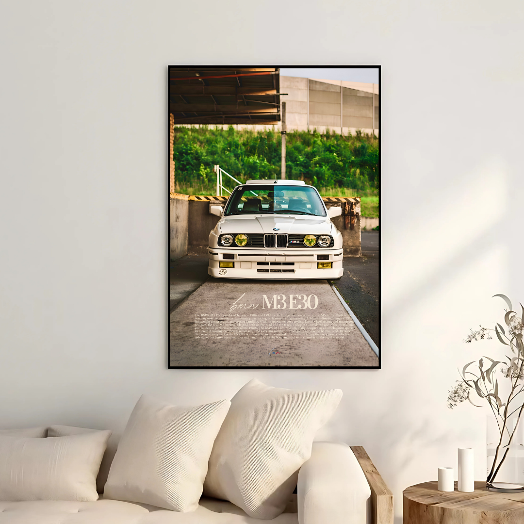 BMW M3 E30 White - Old Money
