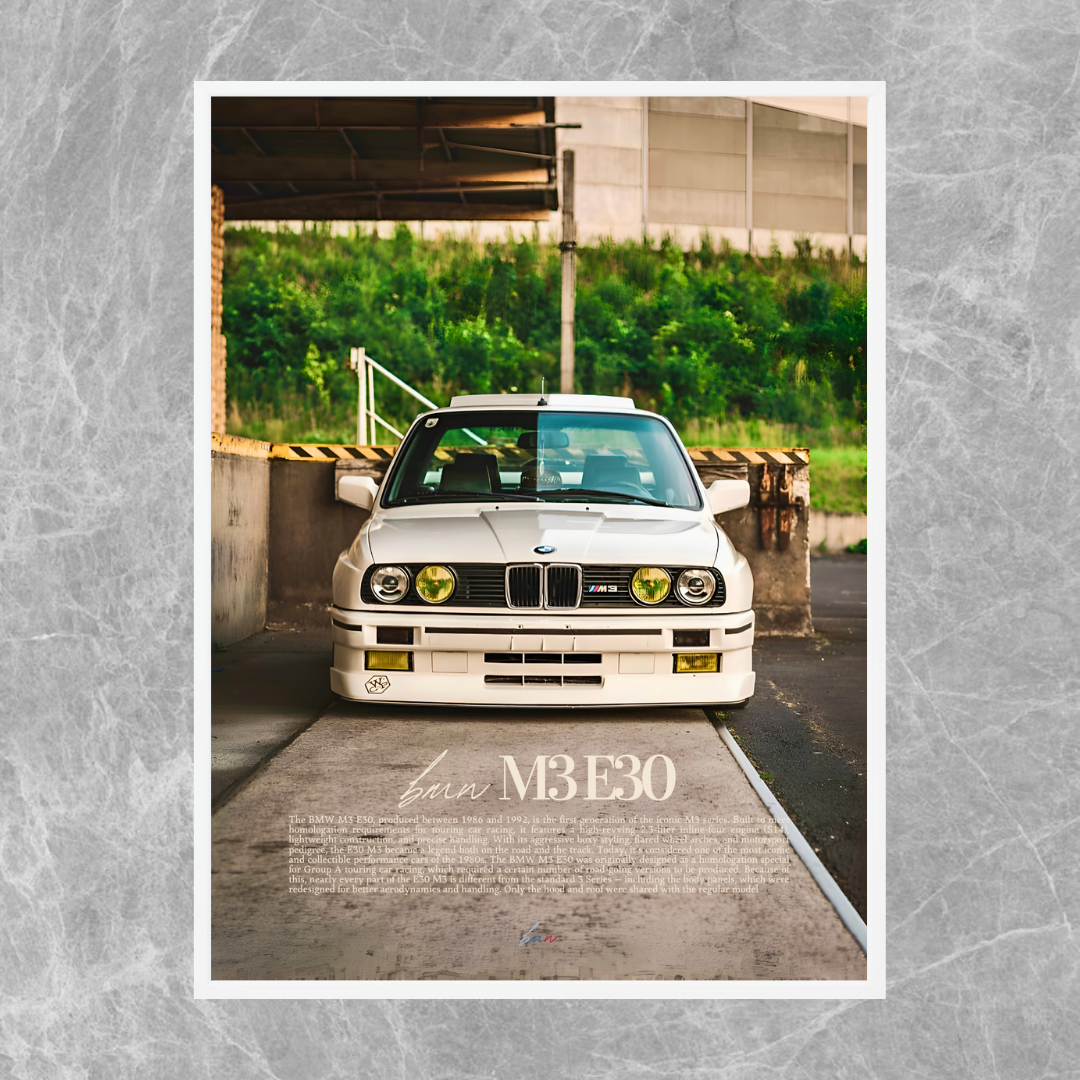 BMW M3 E30 White - Old money