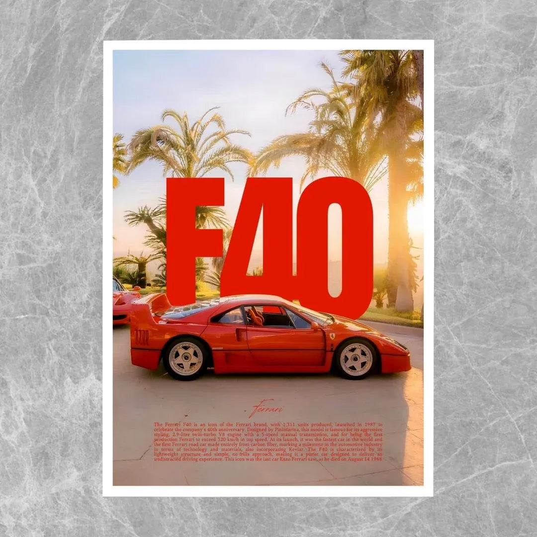 Ferrari F40 Palm - Old Money