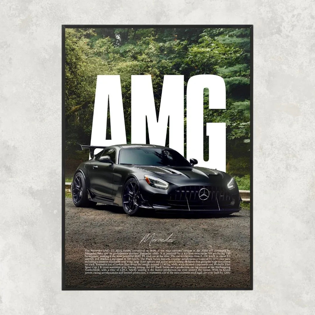 Mercedes AMG GT Black Series Schwarz - Galerie
