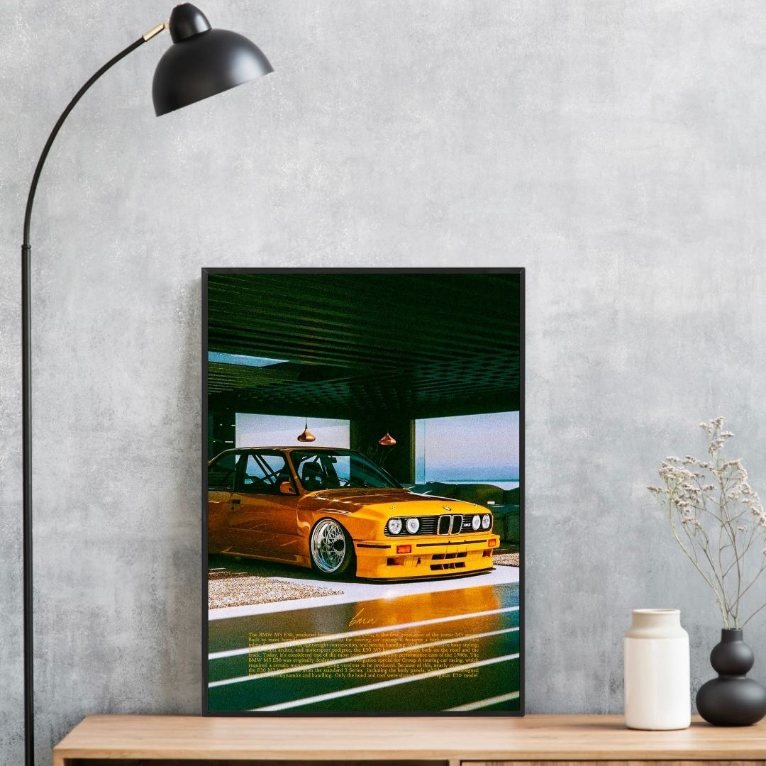 BMW M3 E30 Yellow - Gallery