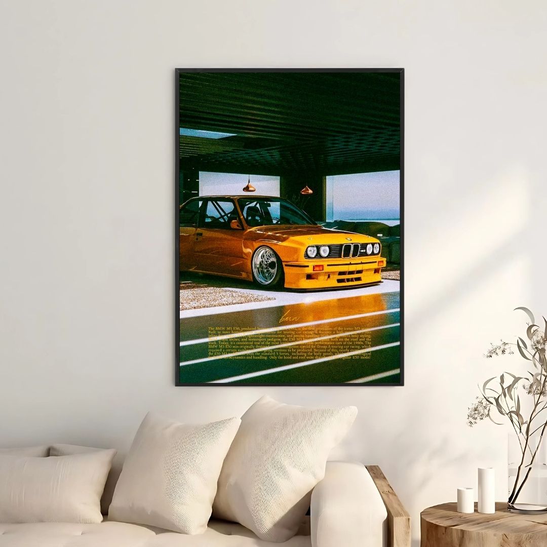 BMW M3 E30 Yellow - Gallery