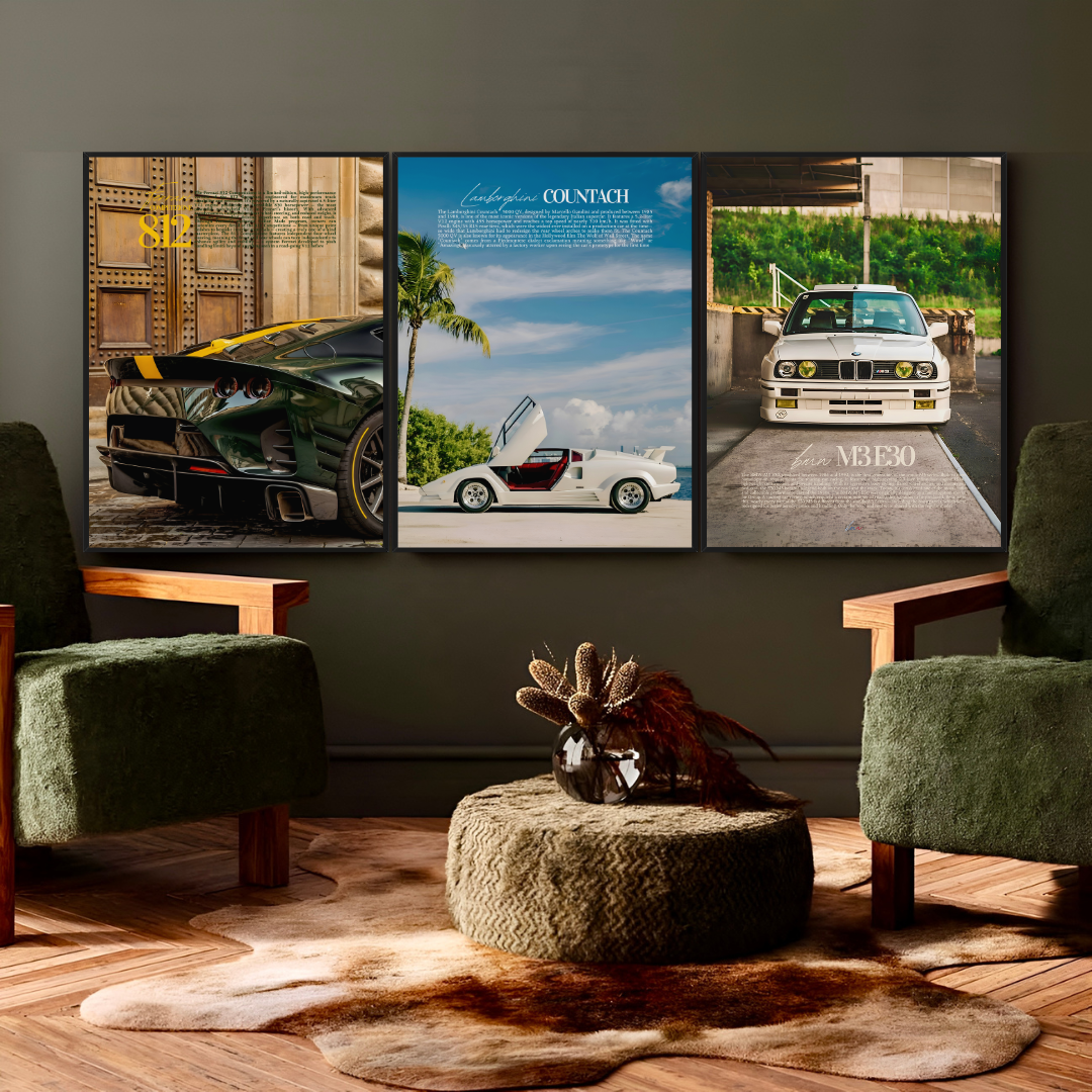 Lamborghini Countach Beach - Old money