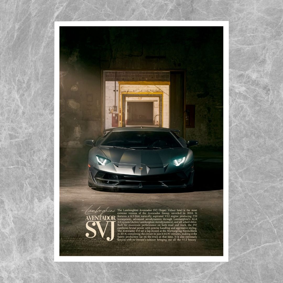 Lamborghini Aventador SVJ Black - Gallery