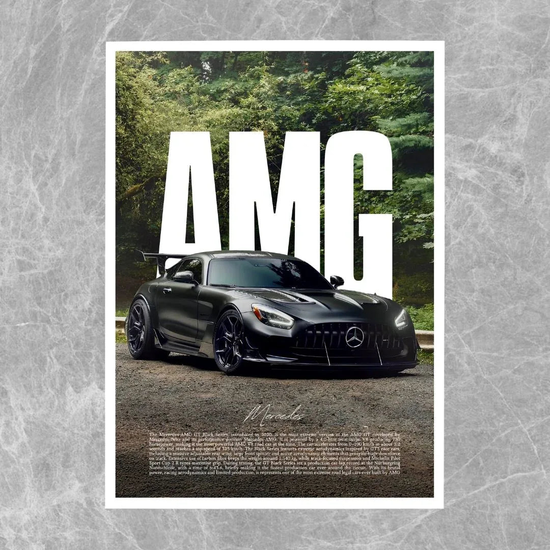 Mercedes AMG GT Black Series Schwarz - Galerie