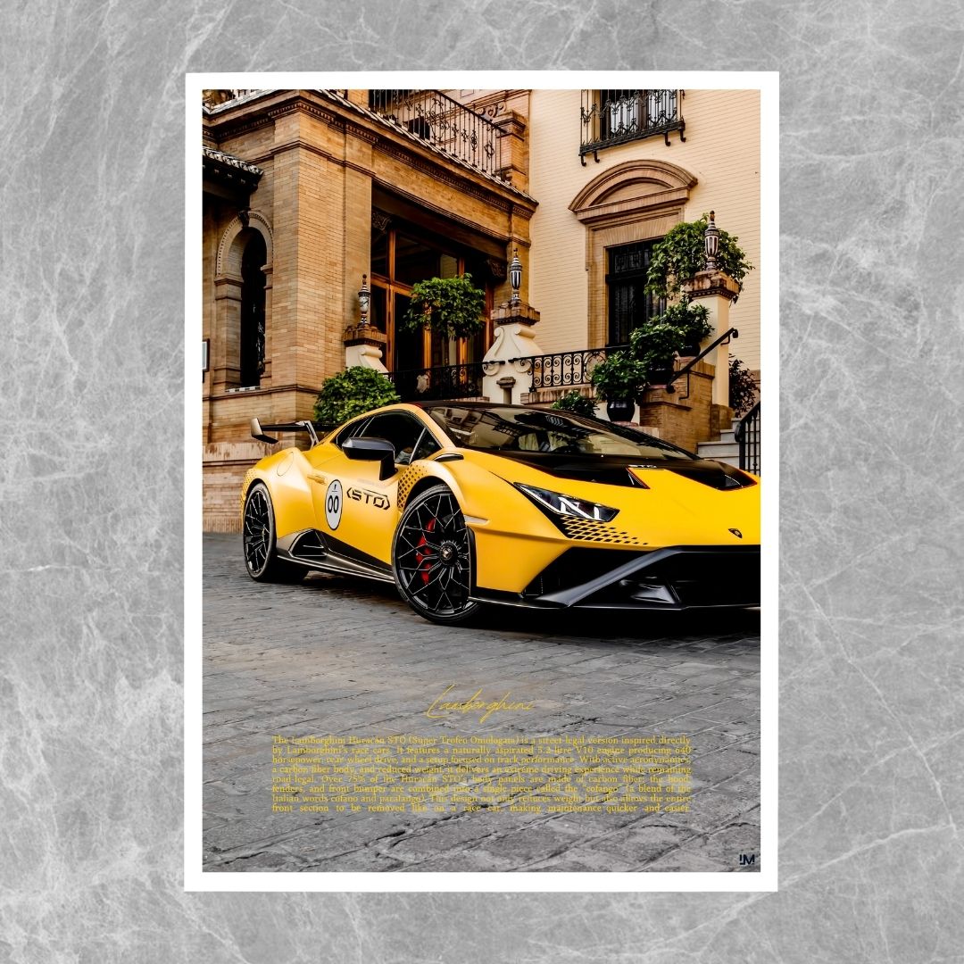 Lamborghini Huracán STO Jaune - Galerie