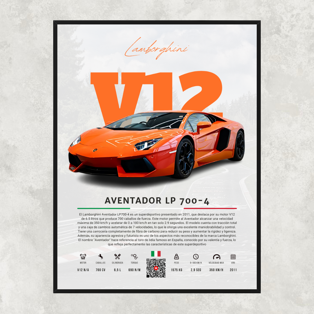 Lamborghini Aventador LP 700-4 - Descriptive
