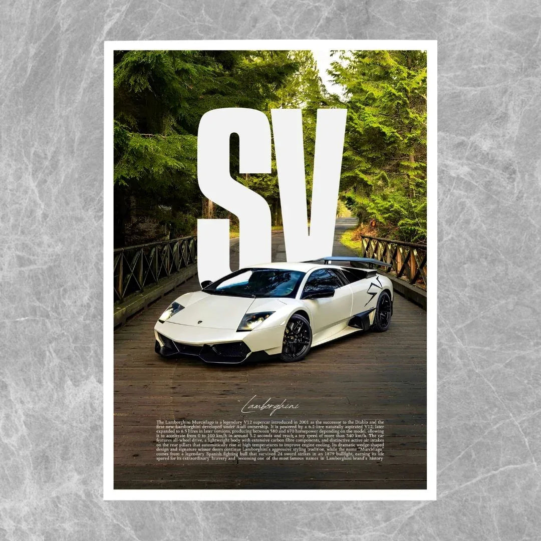 Lamborghini Murciélago SV Weiß - Galerie
