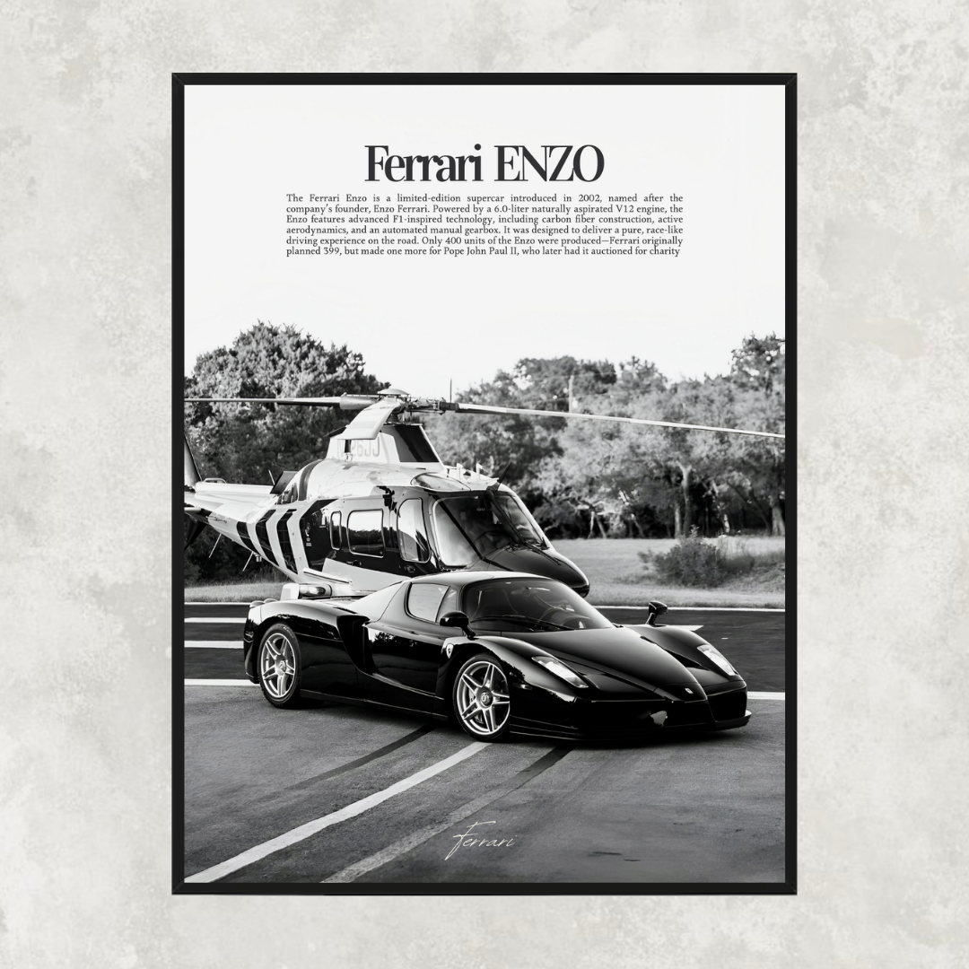 Ferrari Enzo Heliport - Old money