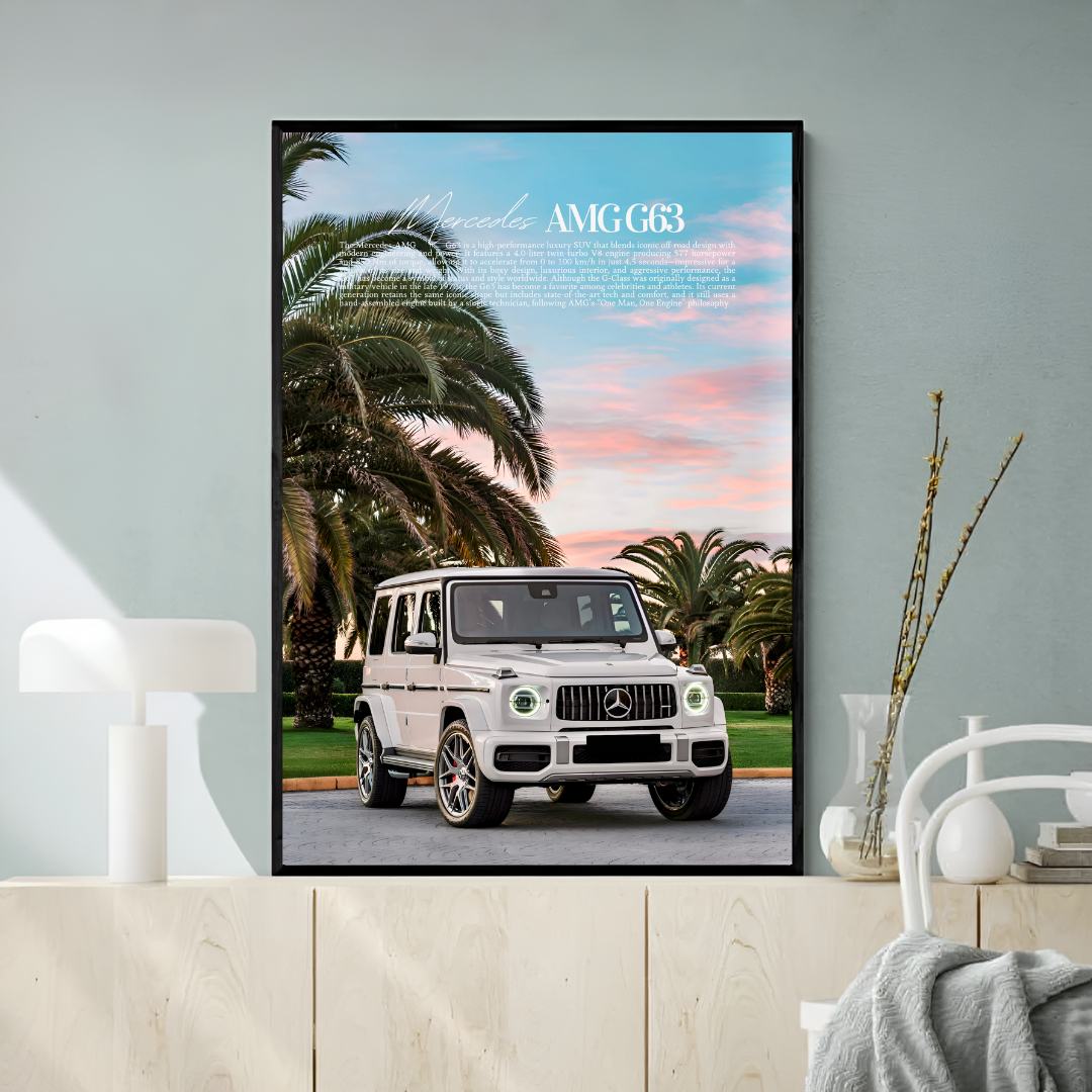 Mercedes AMG G63 G-Wagon White - Old money