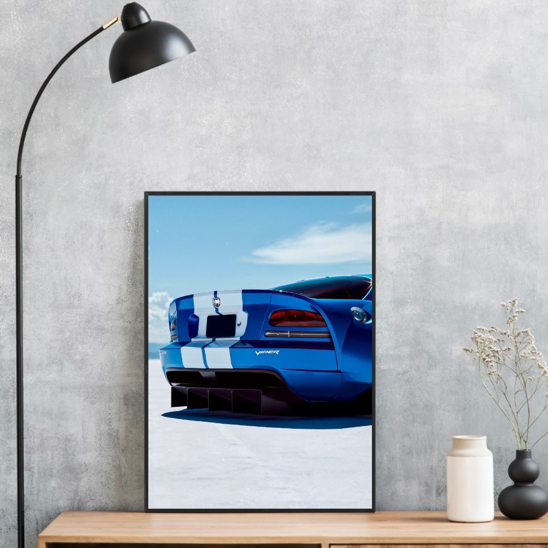 Dodge Viper Blue Rear - Gallery