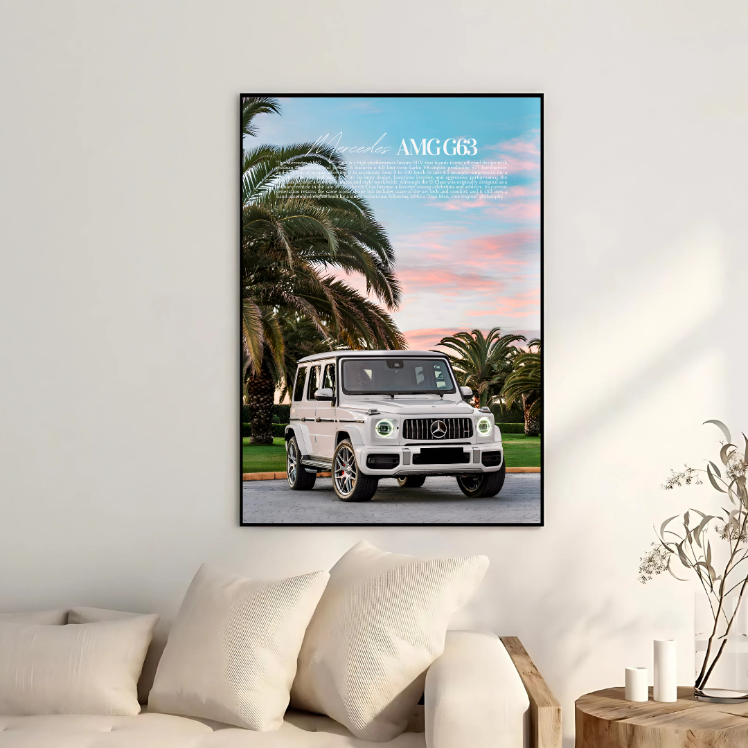 Mercedes AMG G63 G-Wagon White - Old money