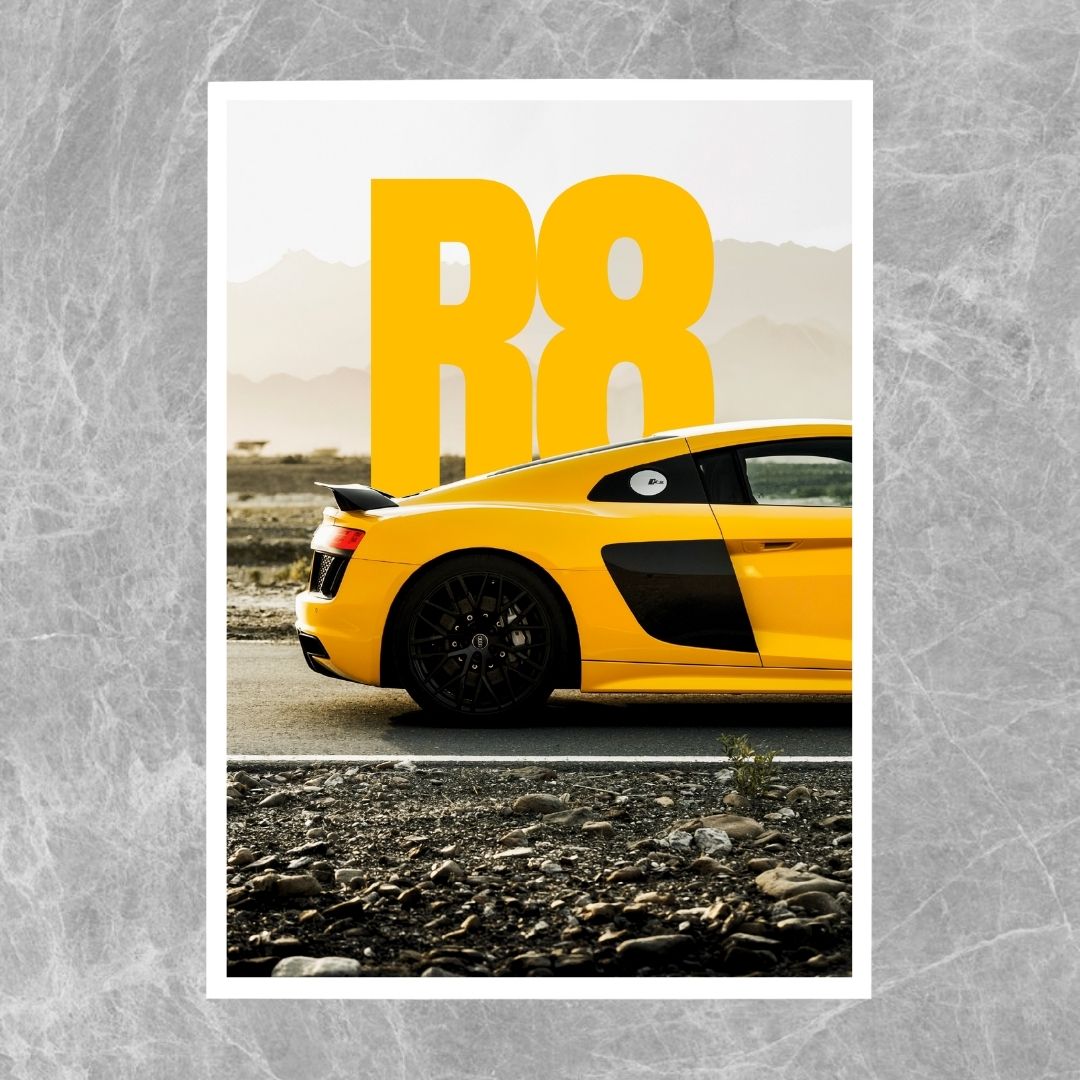 Audi R8 Type 4S Yellow - Gallery