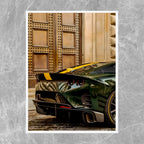 Ferrari 812 Competizione Green Rear - Gallery