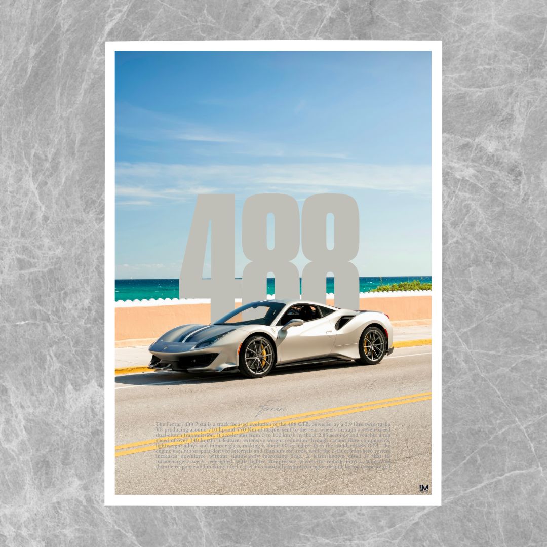 Ferrari 488 Pista Grise - Galerie