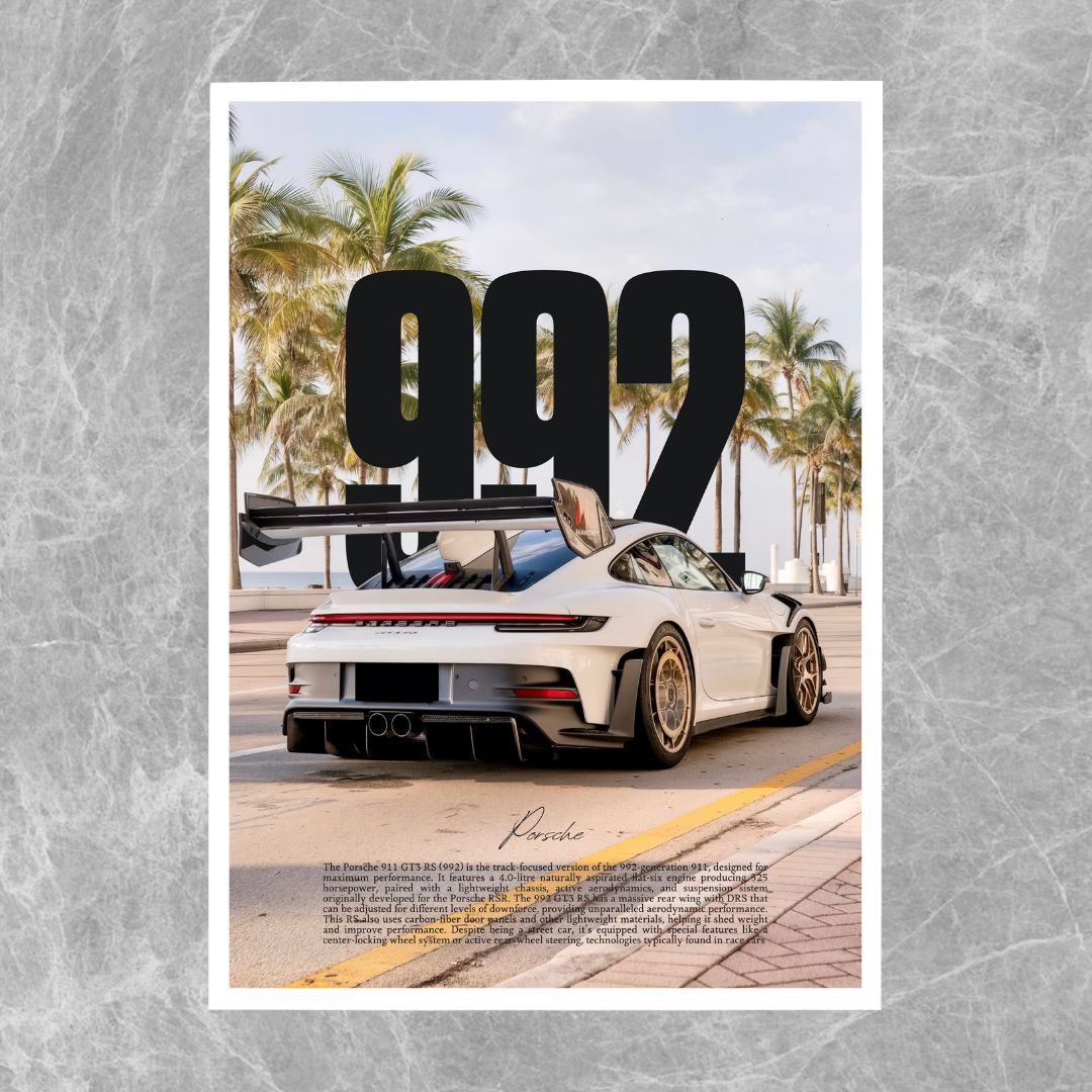 Porsche 911 GT3 RS 992 White - Gallery