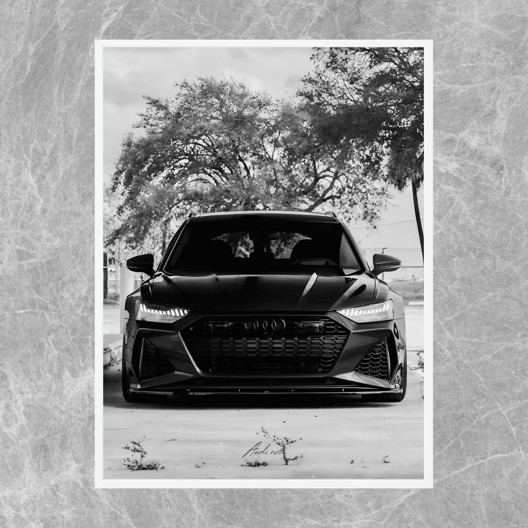 Audi RS6 C8 Black & White - Old money