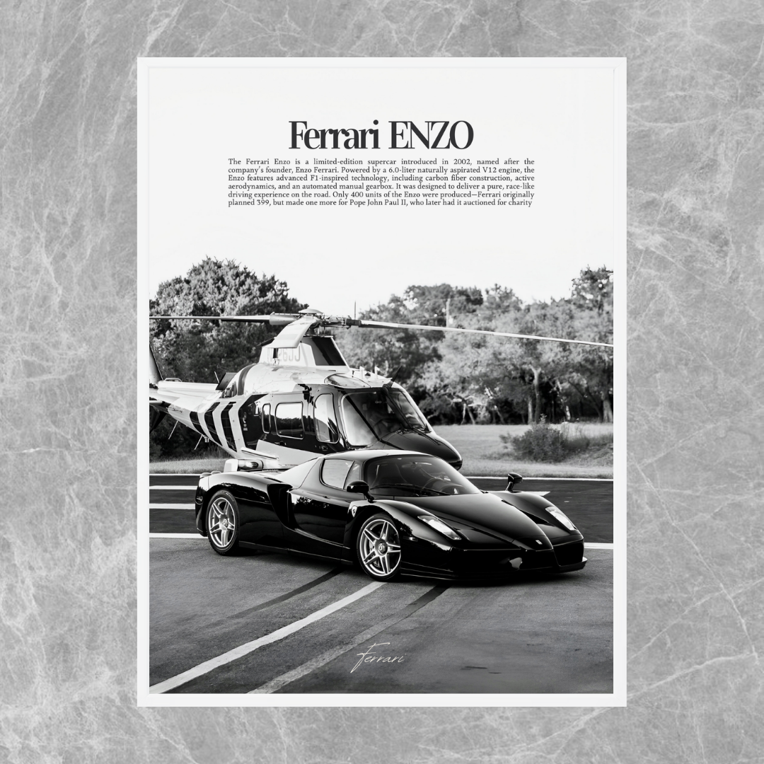 Ferrari Enzo Heliport - Old money