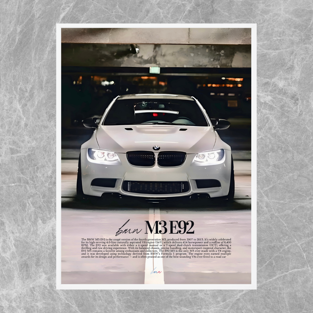 BMW M3 E92 White - Old Money