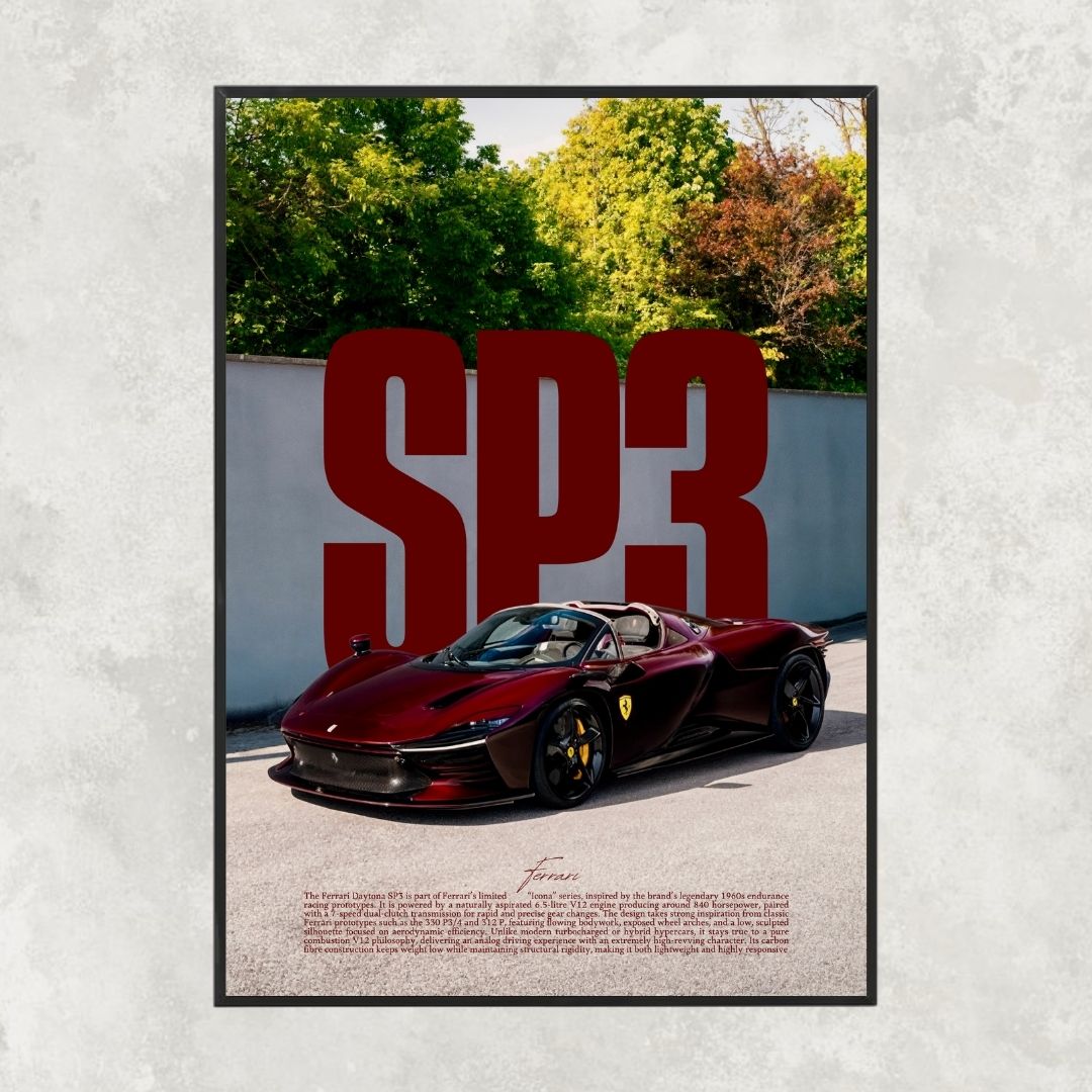 Ferrari Daytona SP3 Wine Red - Gallery
