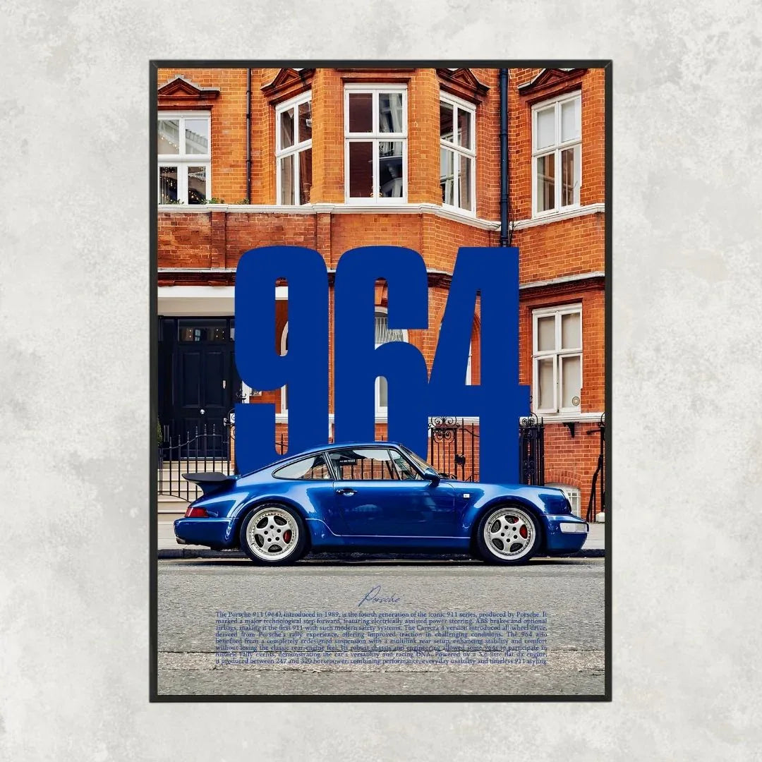 Porsche 911 964 Blue - Gallery