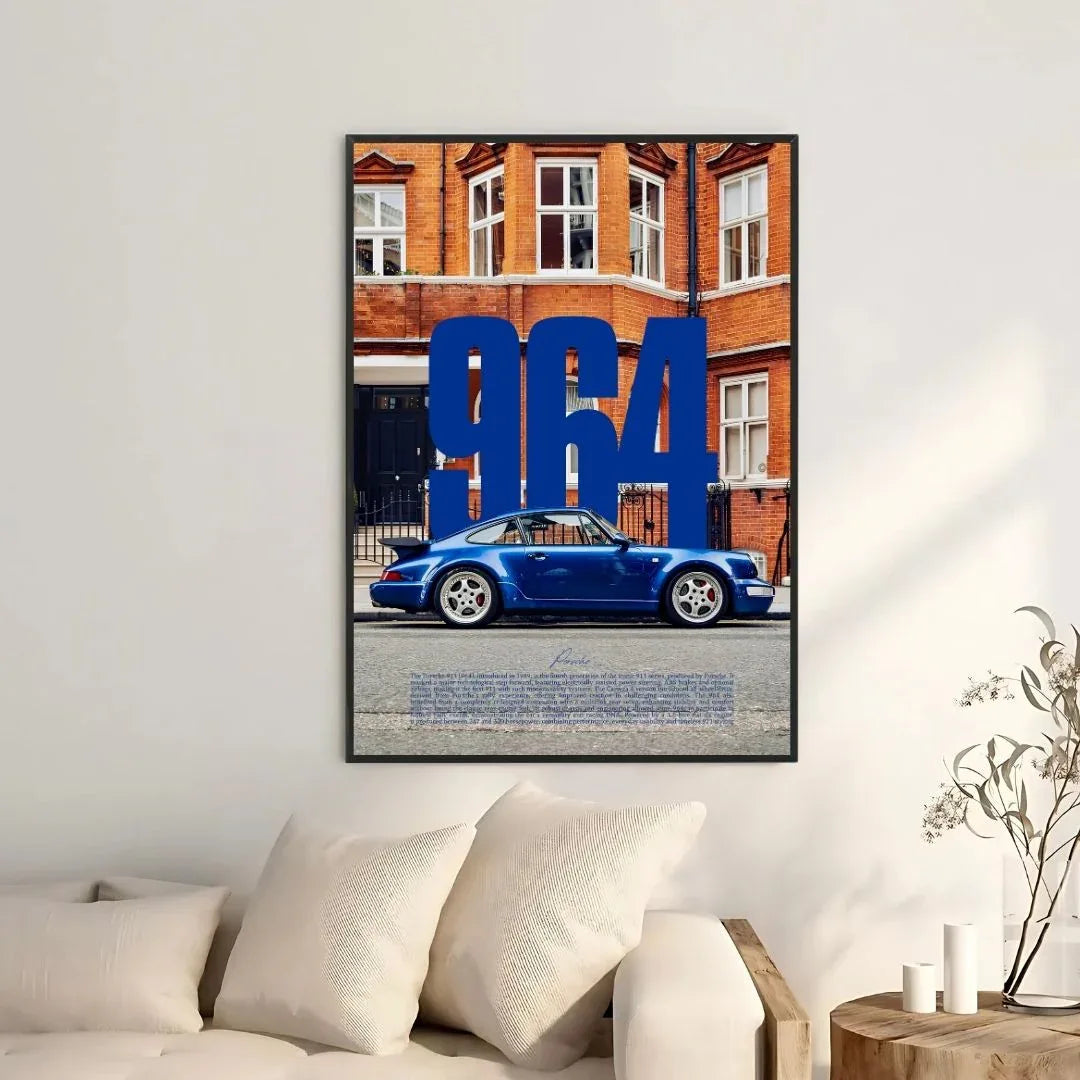 Porsche 911 964 Blue - Gallery