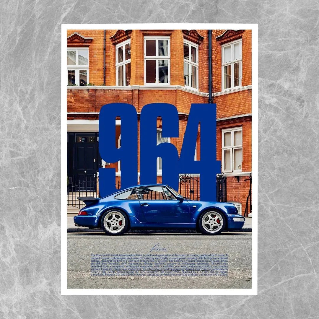 Porsche 911 964 Blue - Gallery