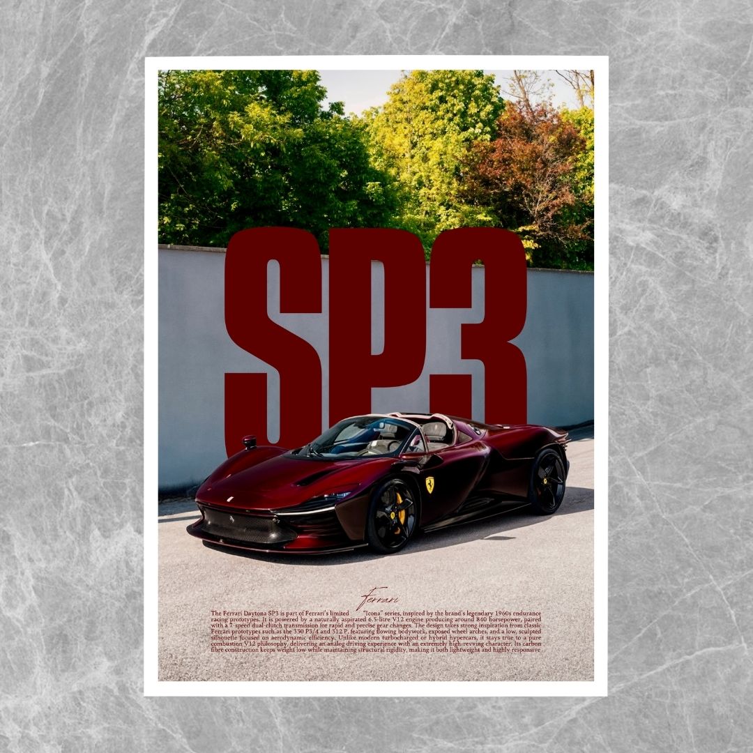 Ferrari Daytona SP3 Wine Red - Gallery
