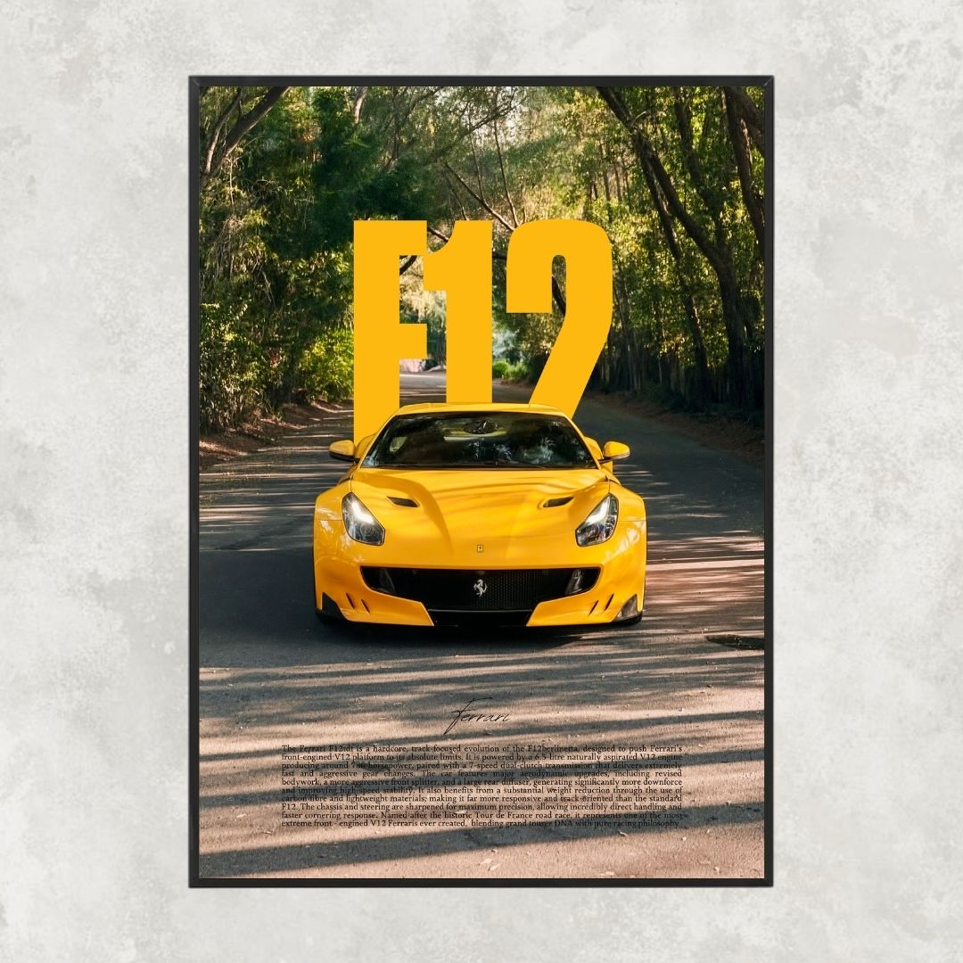 Ferrari F12tdf Yellow - Gallery