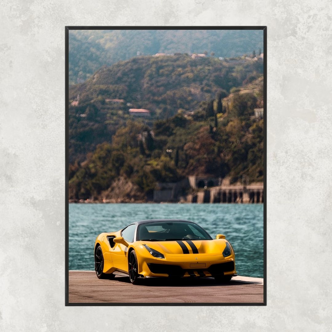 Ferrari 488 Pista Yellow - Gallery
