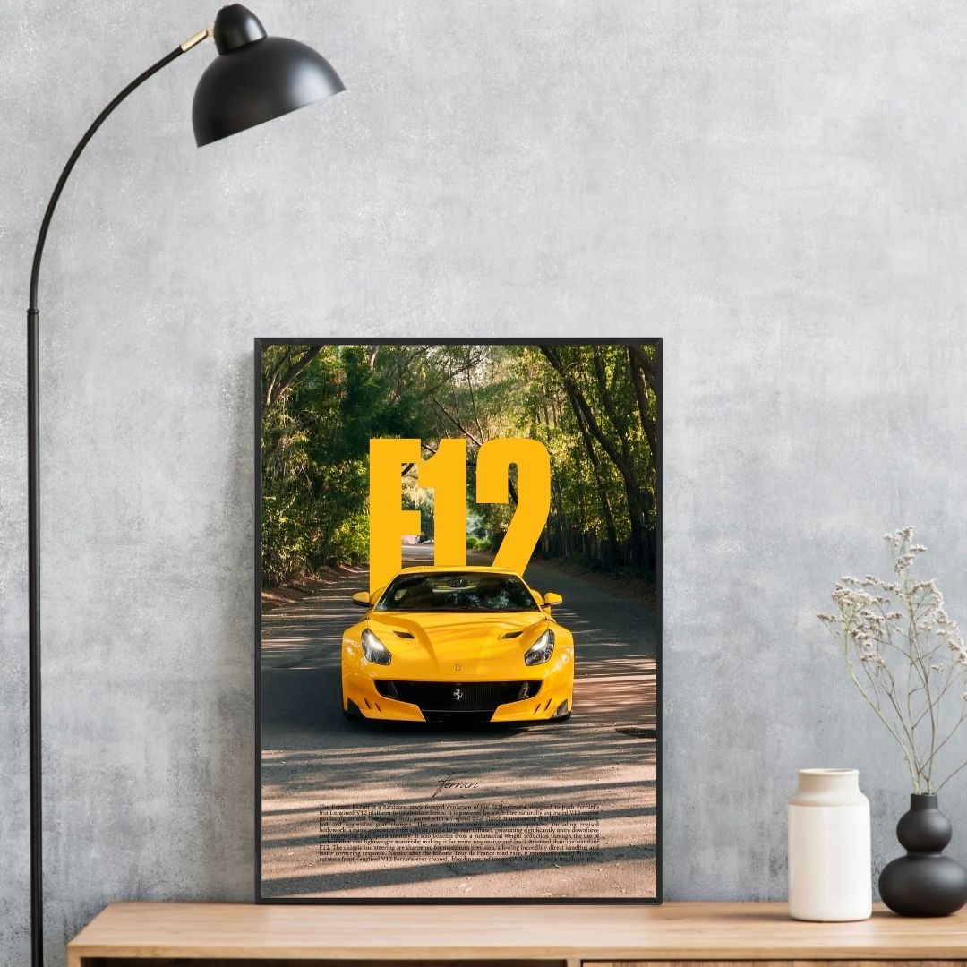 Ferrari F12tdf Yellow - Gallery