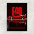 Ferrari F40 Side - Gallery