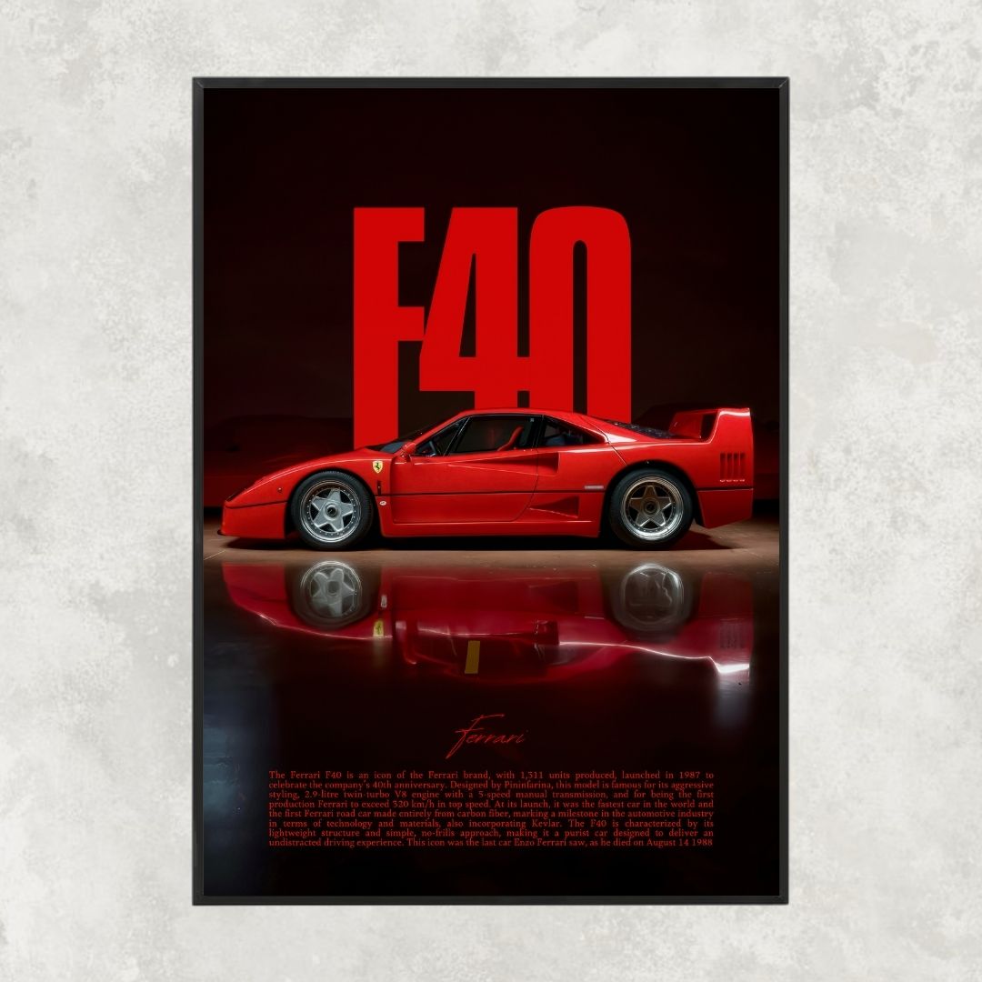 Ferrari F40 Side - Gallery