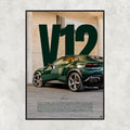 Ferrari Purosangue vert - Galerie