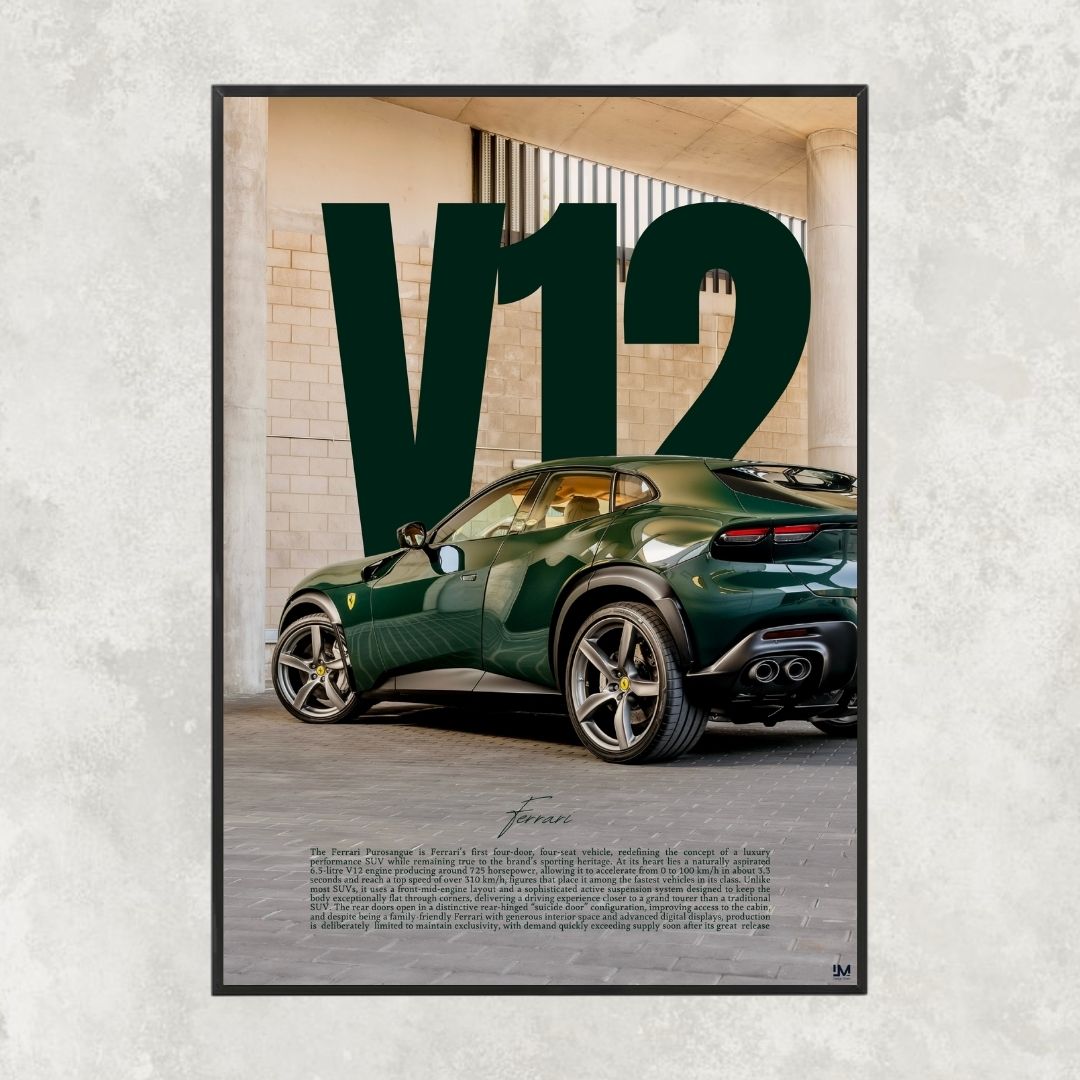 Ferrari Purosangue Green - Gallery