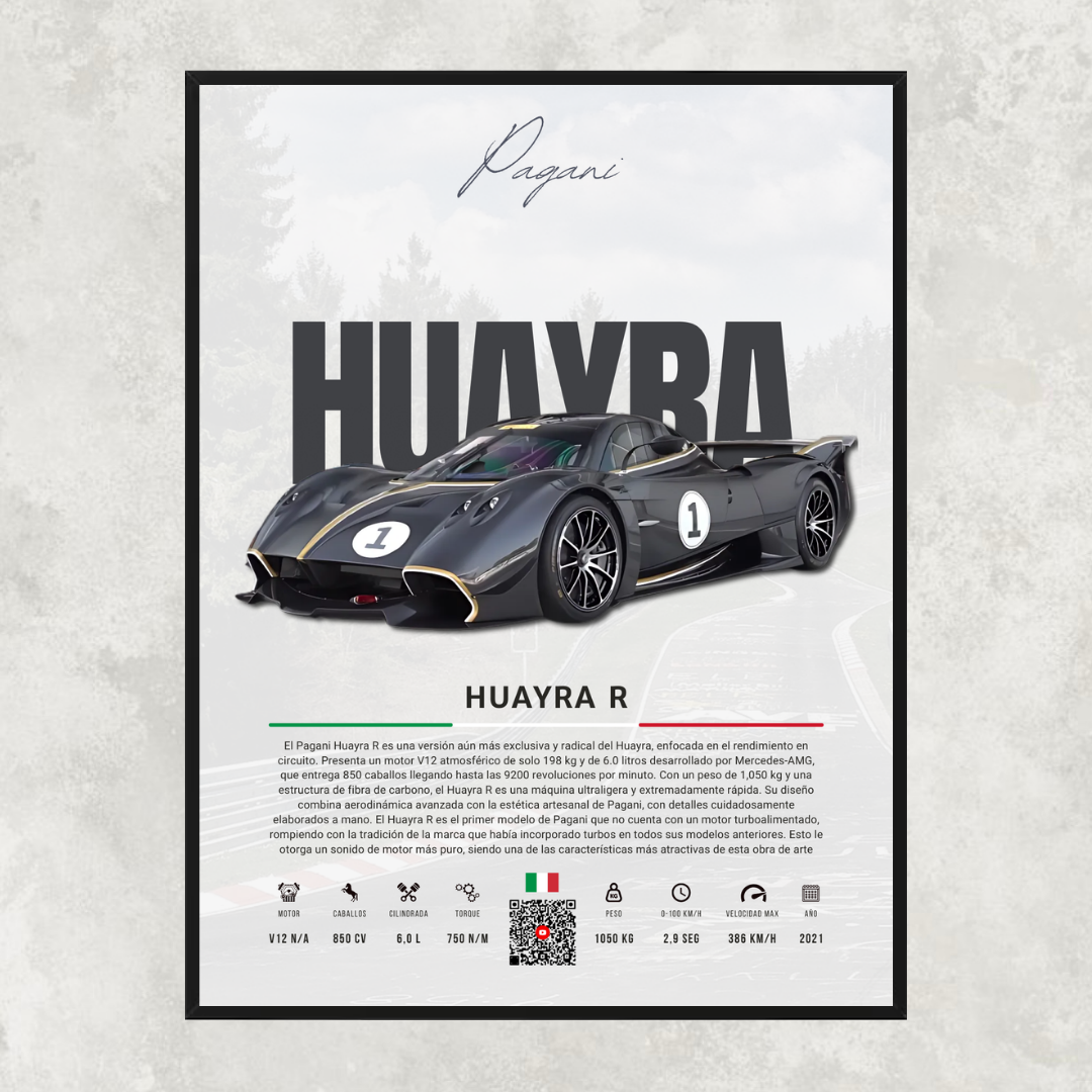 Pagani Huayra R - Descriptive