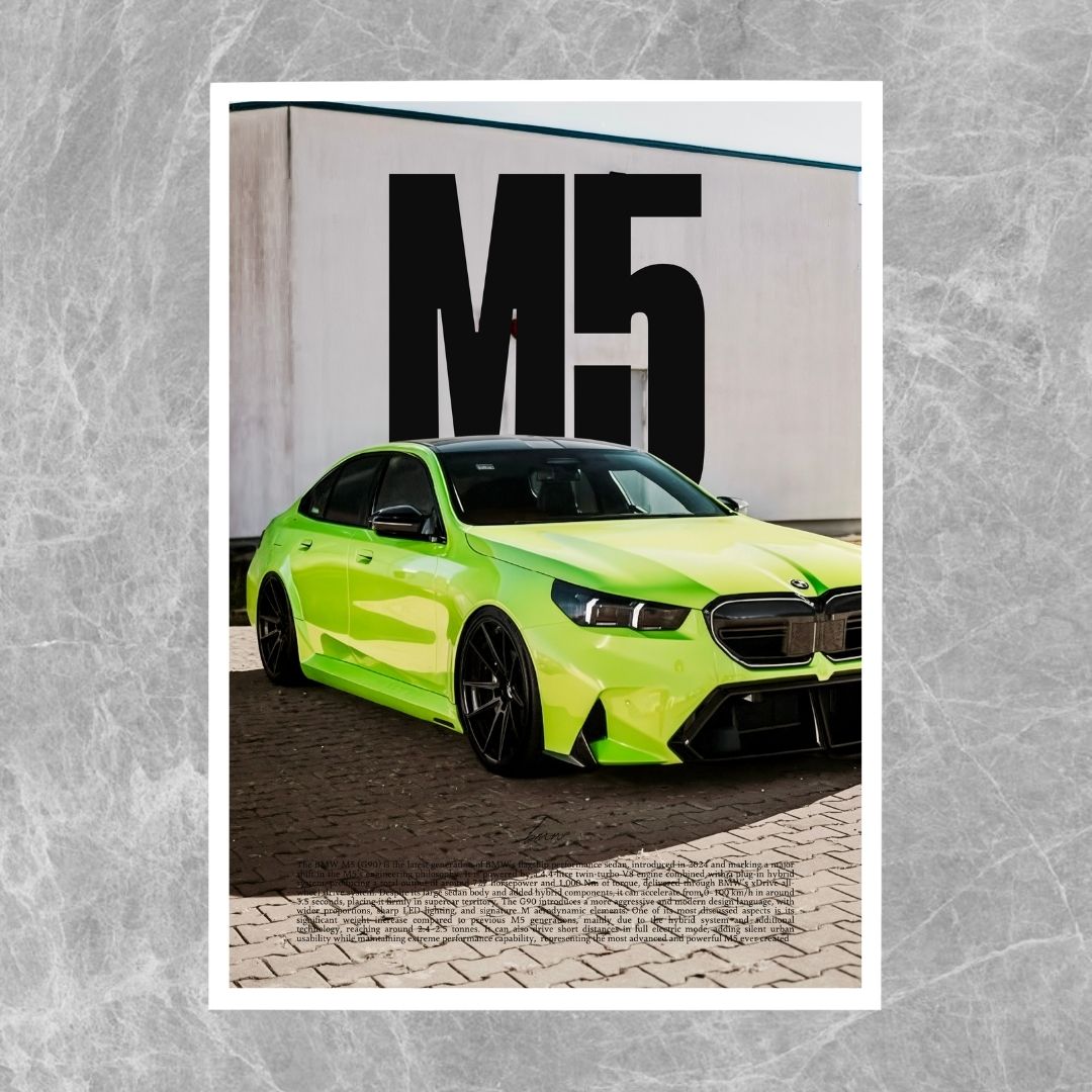 BMW M5 G90 Green - Gallery