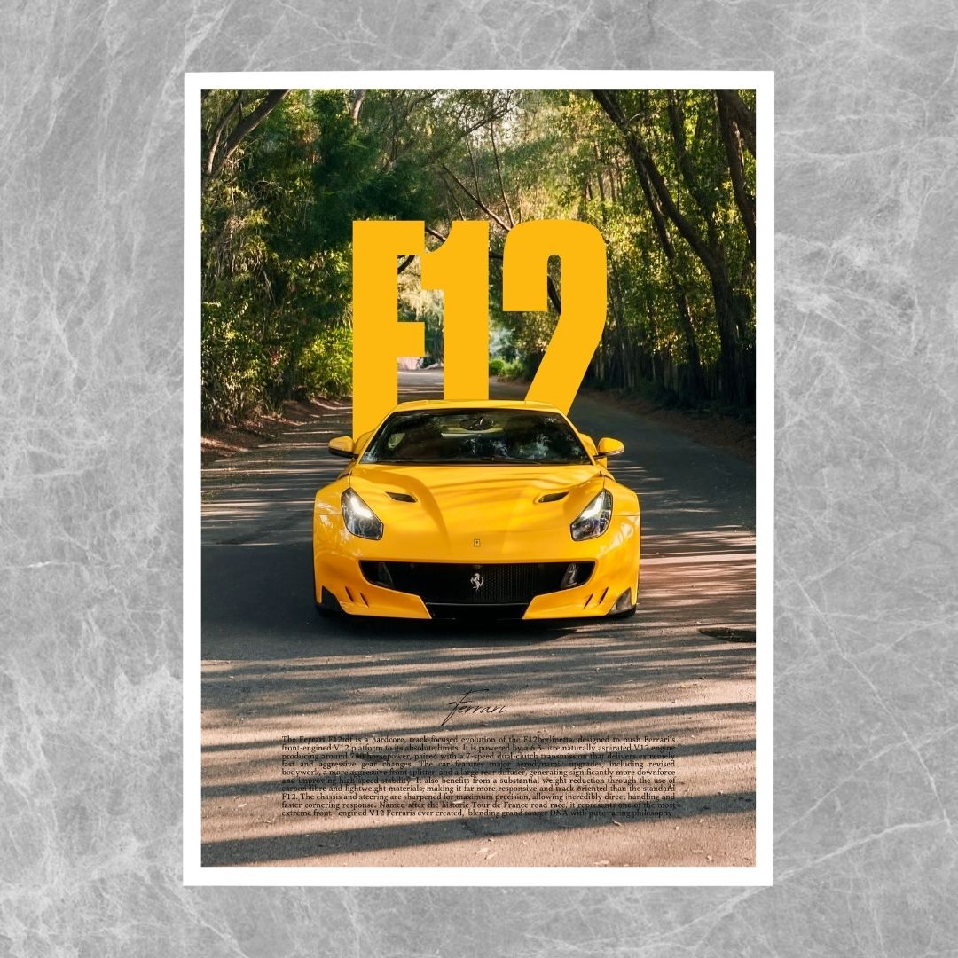 Ferrari F12tdf Yellow - Gallery