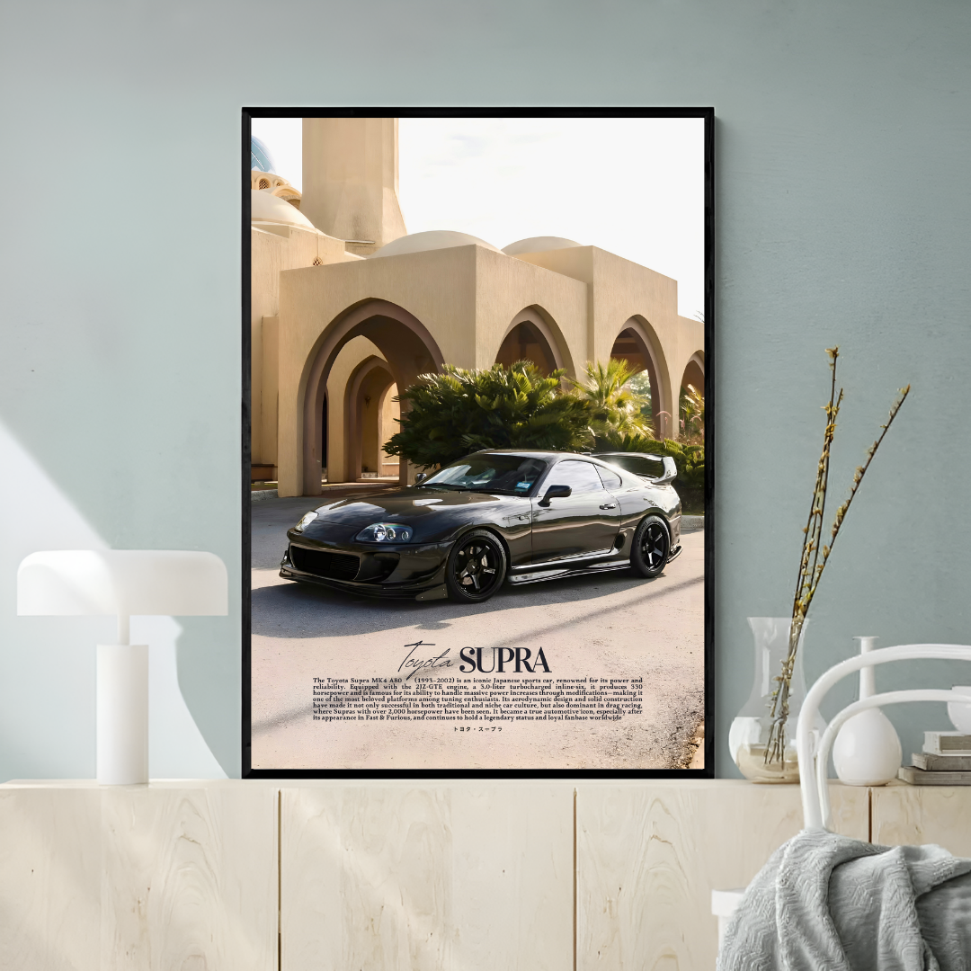 Toyota Supra MK4 Black - Old Money