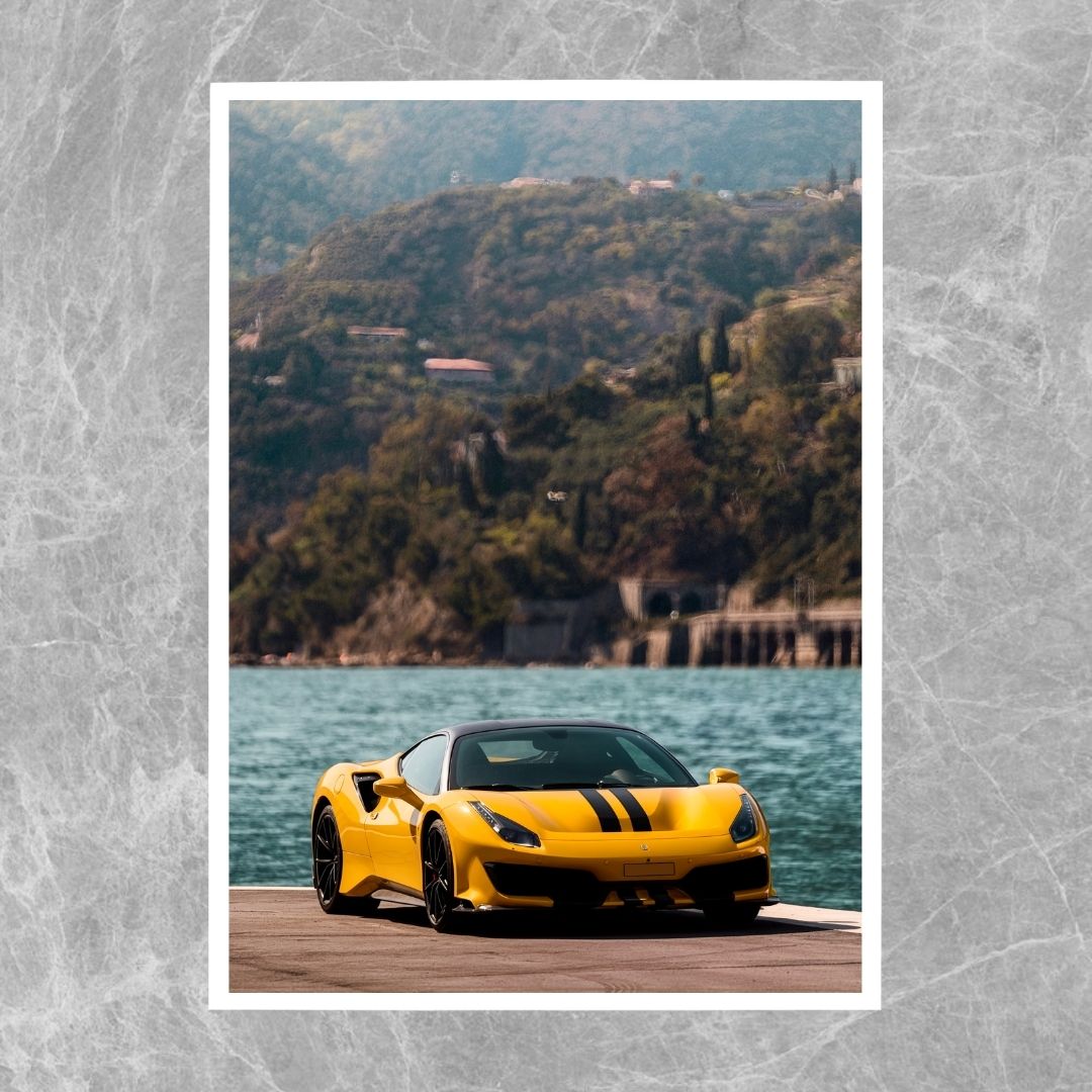 Ferrari 488 Pista Yellow - Gallery