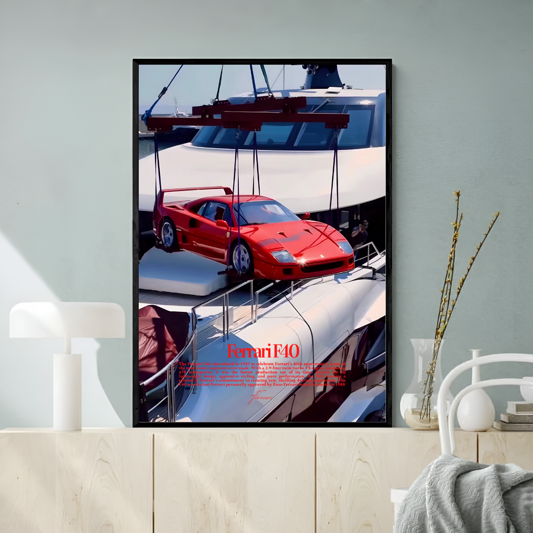 Ferrari F40 Yatch - Old money