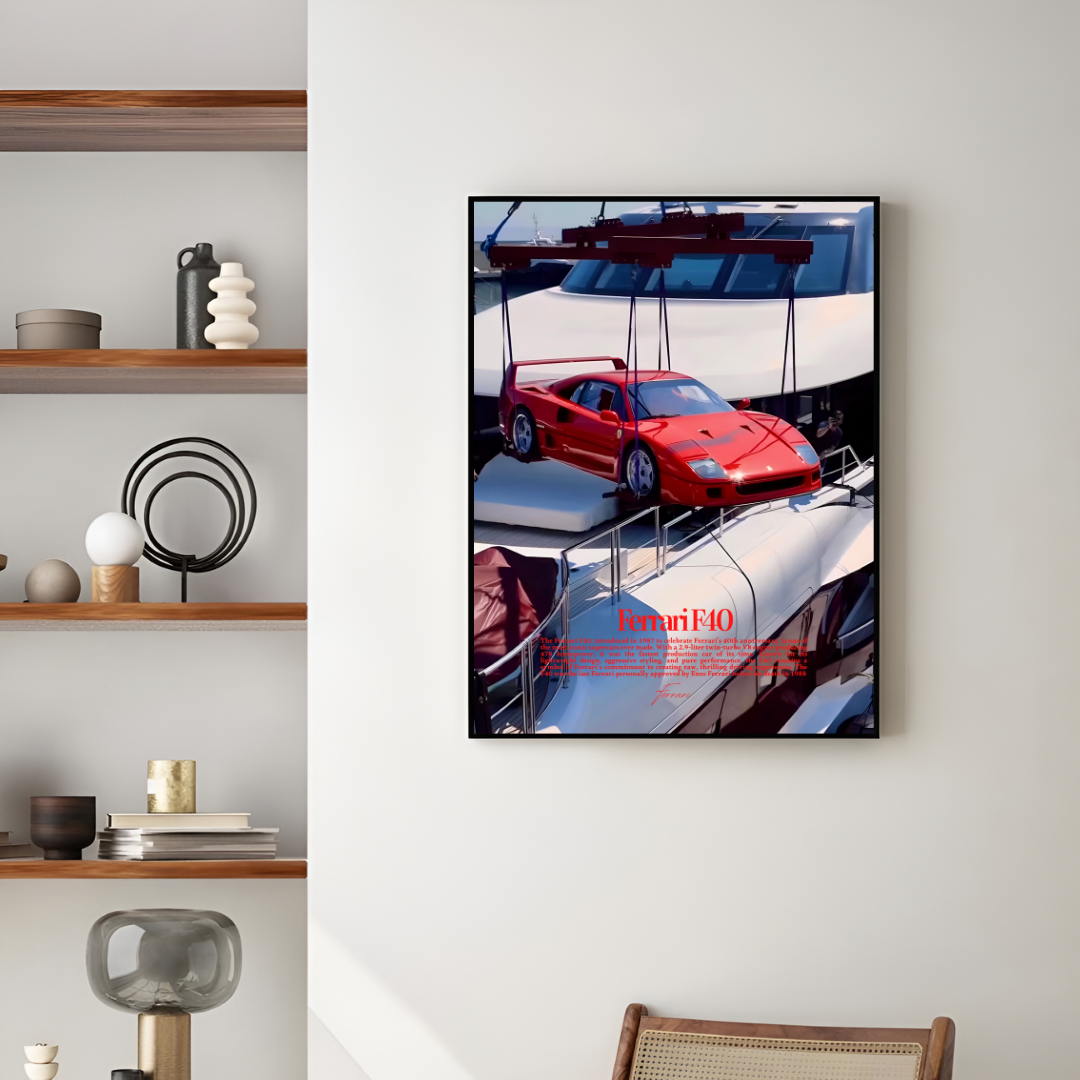 Ferrari F40 Yatch - Old money