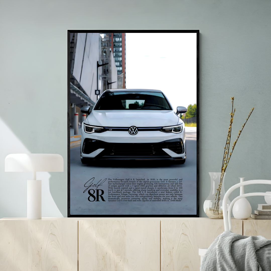 Volkswagen Golf 8R White - Old money