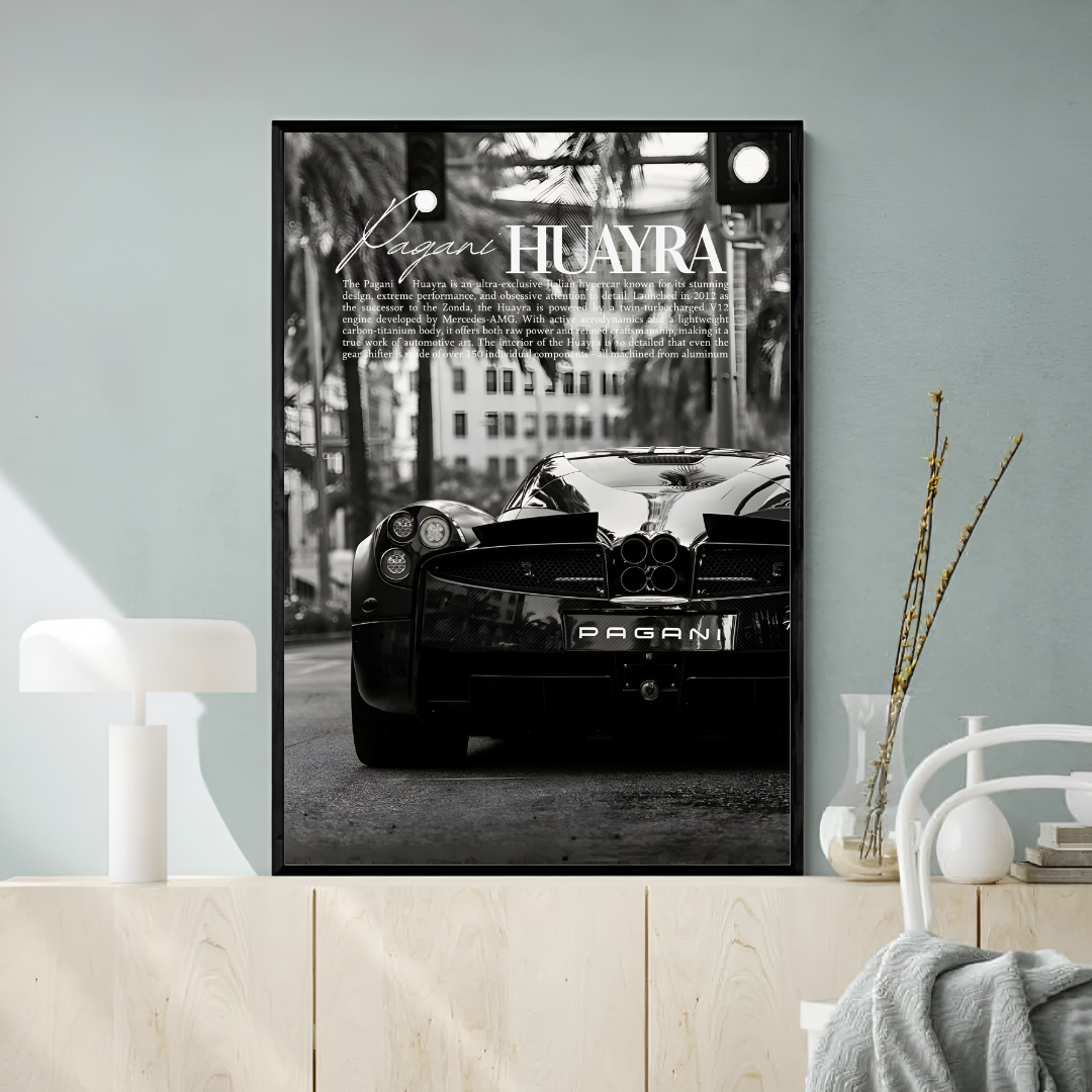 Pagani Huayra Black & White - Old money